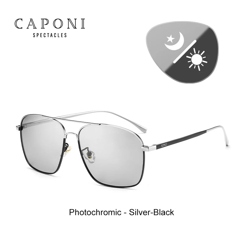 Men's Photochromic Square Sunglasses Bs8174 | Minimalist Streetwear | Craftklart