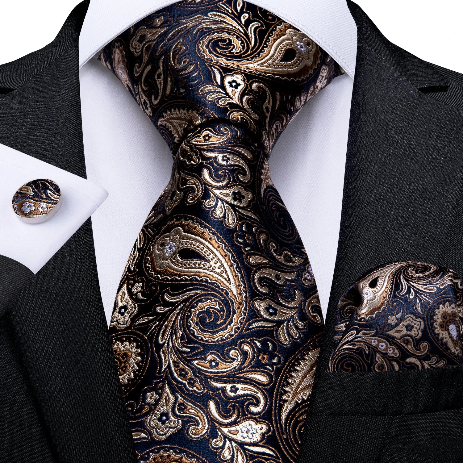 Elegant modern urban gentleman tie accessory by Craftklart Dropship, featuring stylish design and high-quality fabric for formal wear.