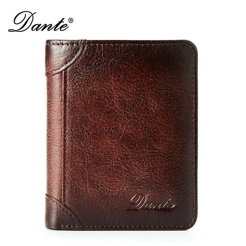 Craftklart Dropship men's leather wallet with RFID anti-theft brush, two-fold design, stylish and secure for everyday use.