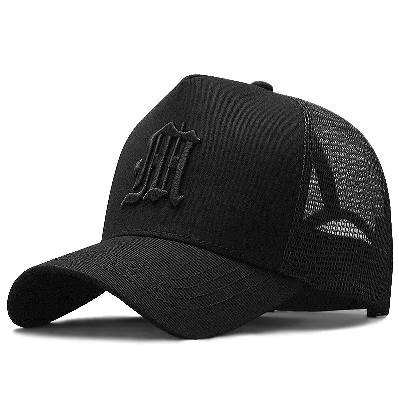 Black Craftklart snapback baseball cap with 3D embroidery, 100% cotton, adjustable fit, and a classic trucker hat style for men and women.