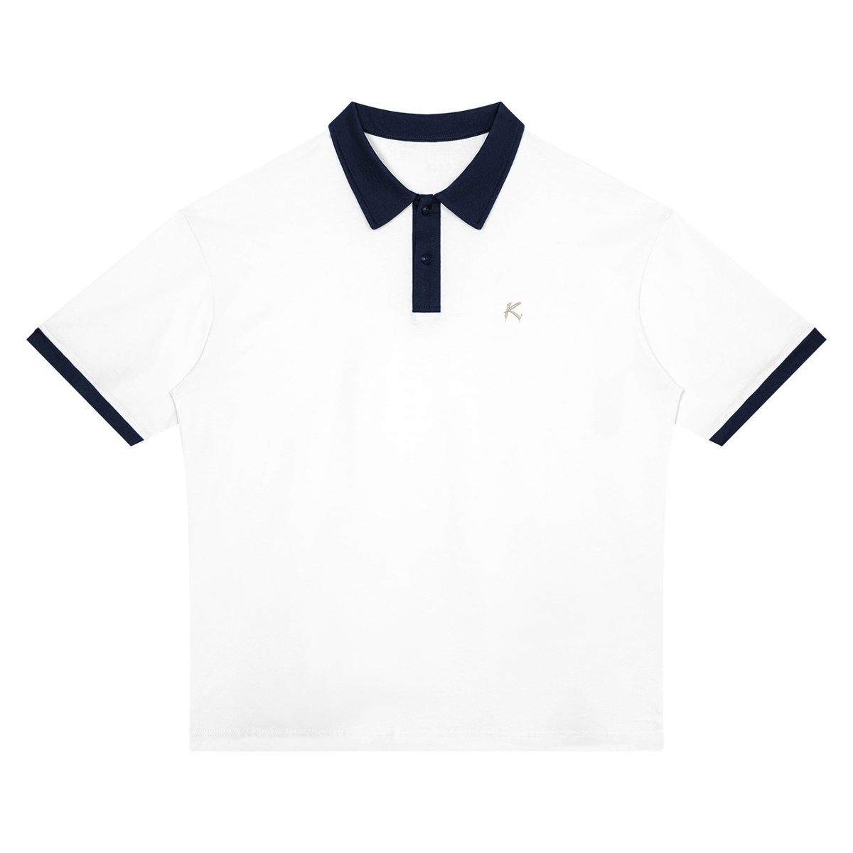 ODMPOD color block urban polo shirt featuring bold color blocks and classic polo collar, designed for a modern casual look.