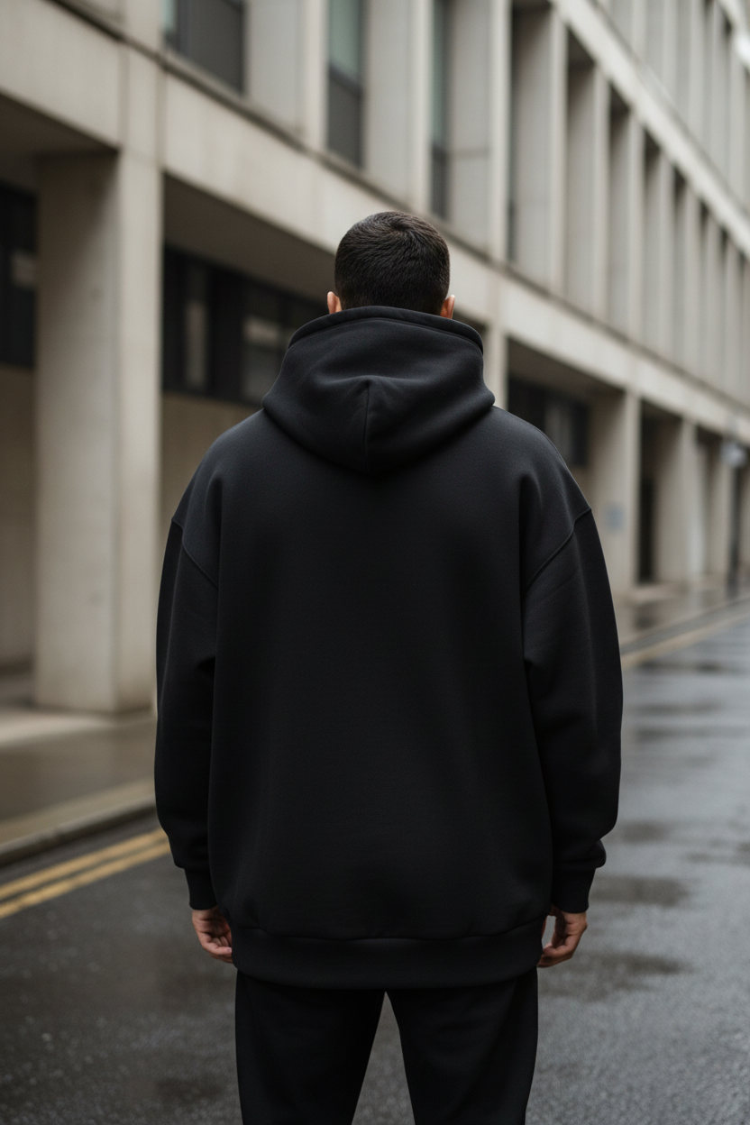 Plain Authority Heavyweight Fleece Boxy Hoodie