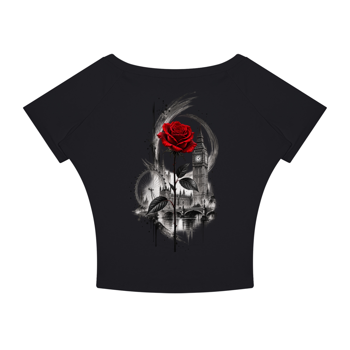 Urban Girl  Boatneck Raglan T-Shirt