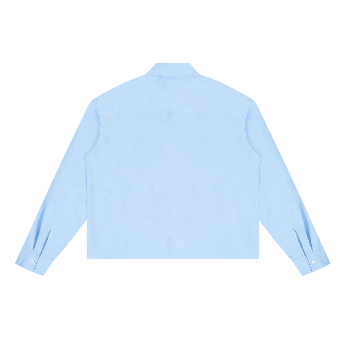 Plain Boxy Long Sleeve Shirt