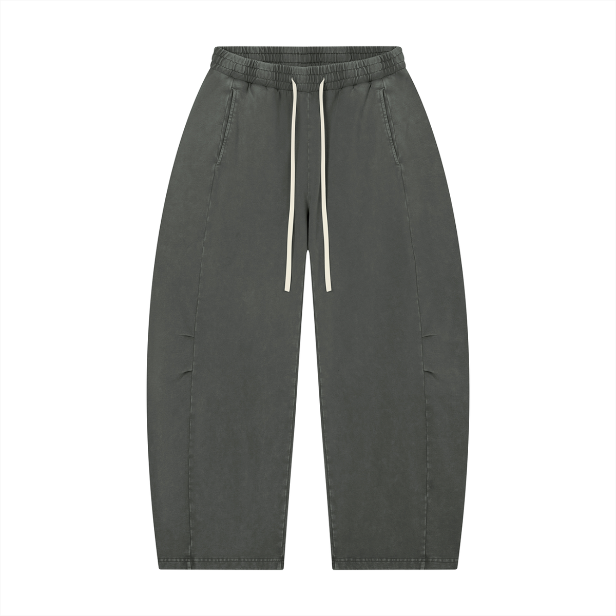 Mineral Wash Barrel Leg Pants