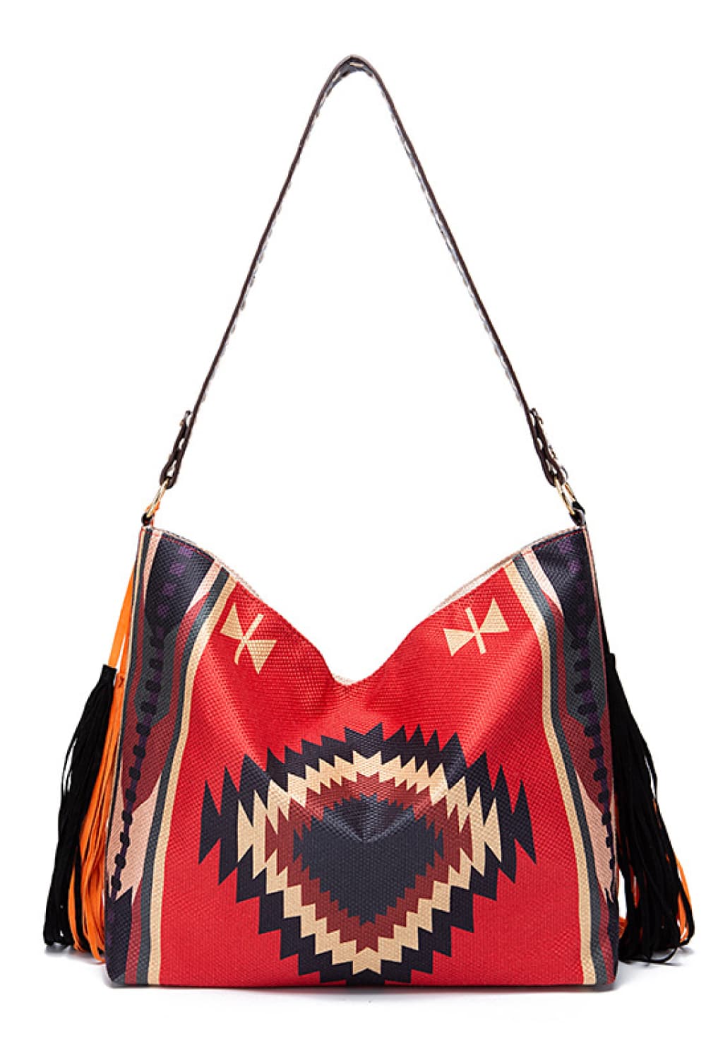 Geometric Canvas Tote Bag - Premium Crossbody Bag from Trendsi - Just $29.75! Shop now at Craftklart.store