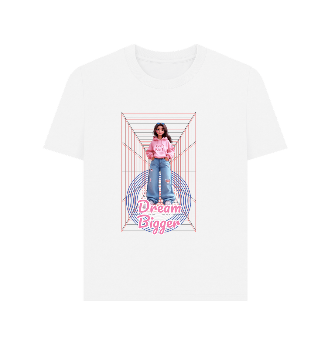 White Printed T-shirt Front
