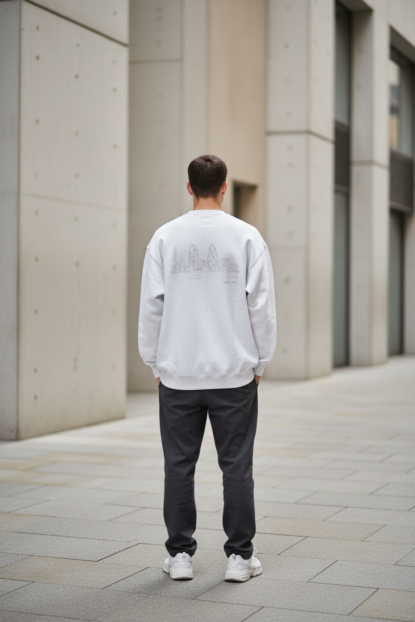 Heavyweight Polo Collar Sweatshirt