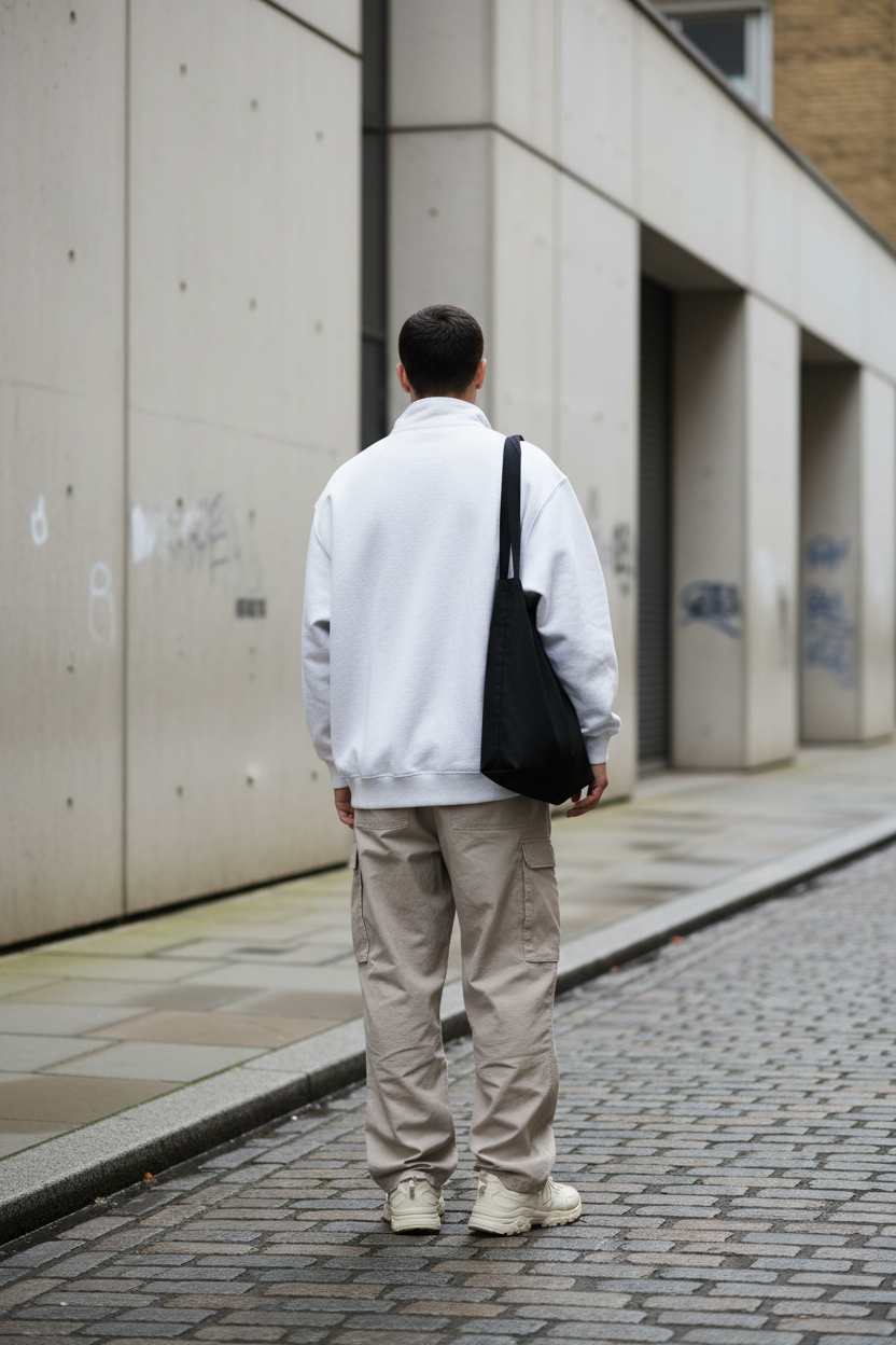 Heavyweight Polo Collar Sweatshirt