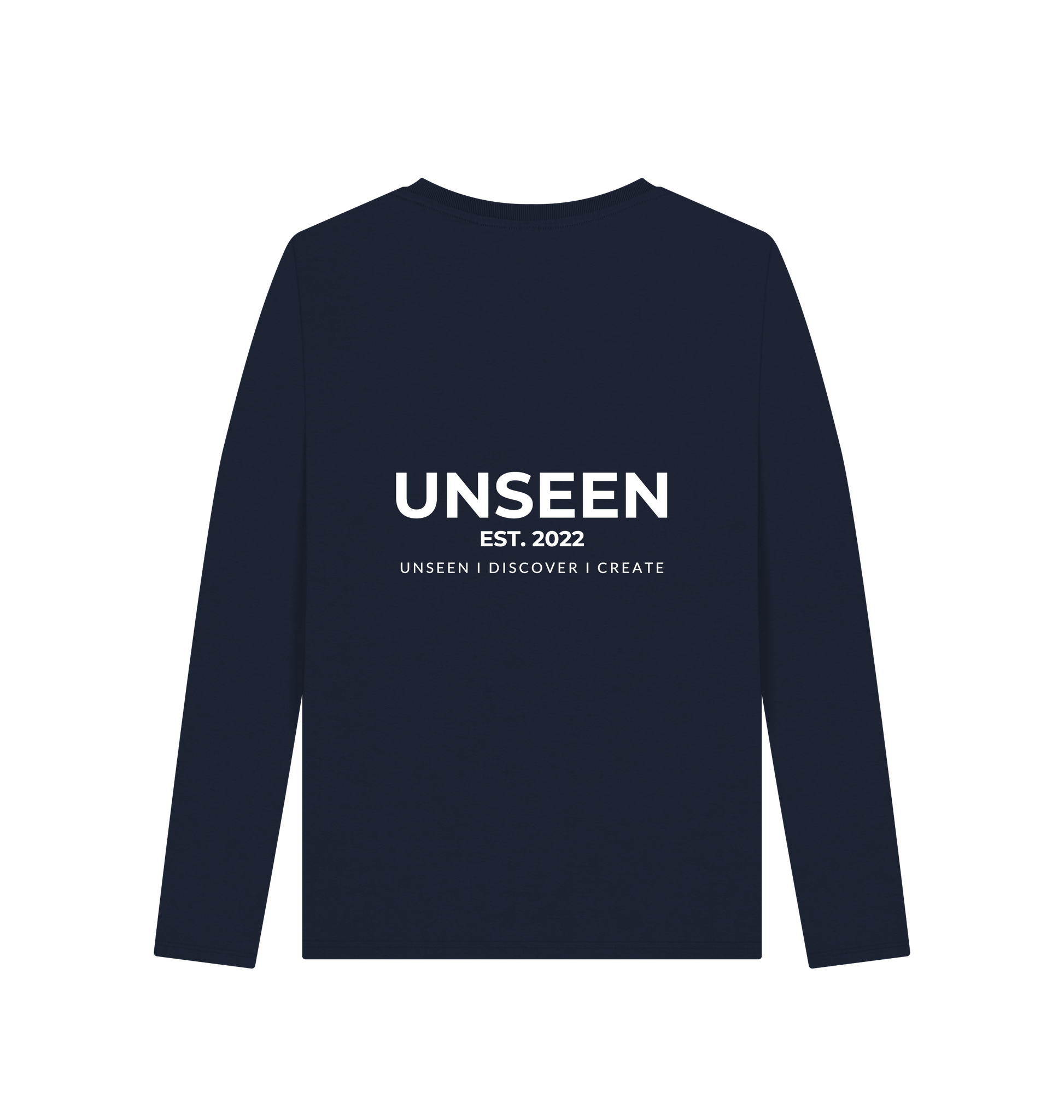 CKL Unseen Ladies long sleeve printed T-shirt with stylish graphic design, soft fabric, and comfortable fit.