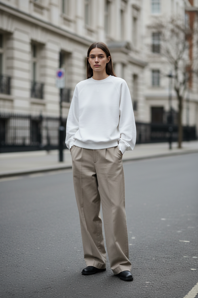Essential Heavyweight Dolman Sleeve Boxy Sweatshirt