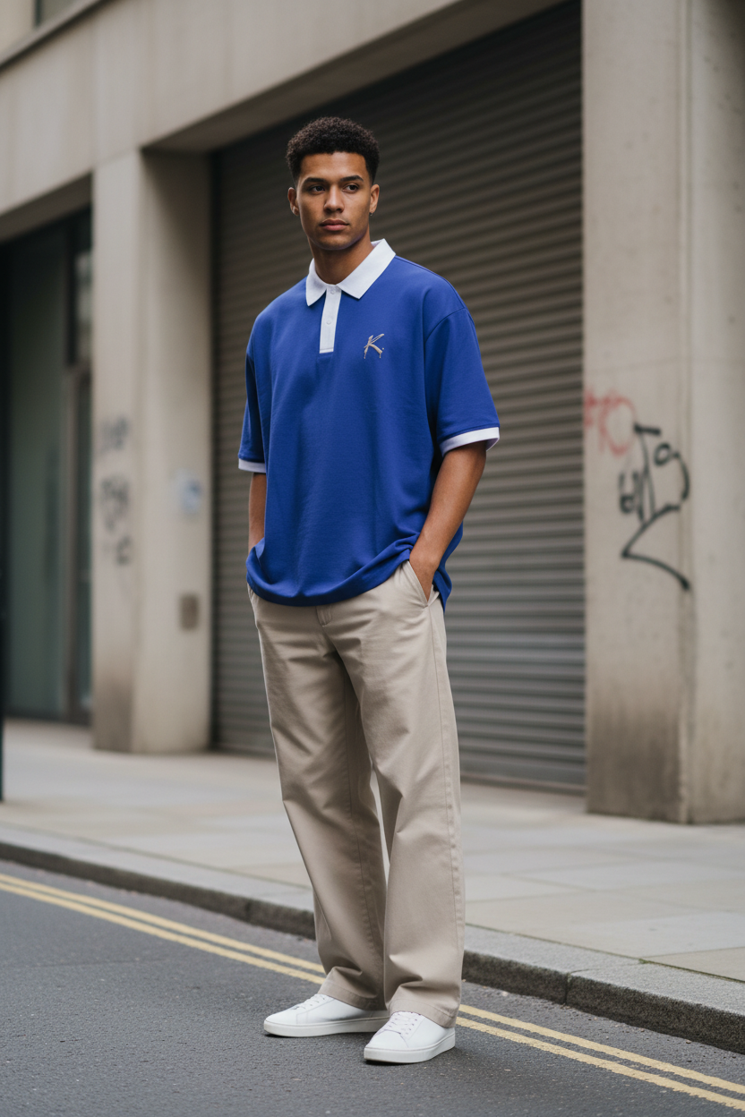 Craftklart Color Block Polo Shirt — Unisex