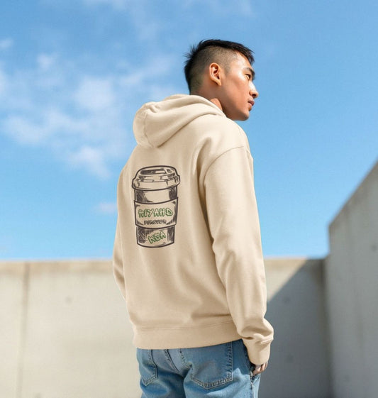 Hoodie Men - Coffee - Premium Hoodie from Craftklart.store - Just $45! Shop now at Craftklart.store