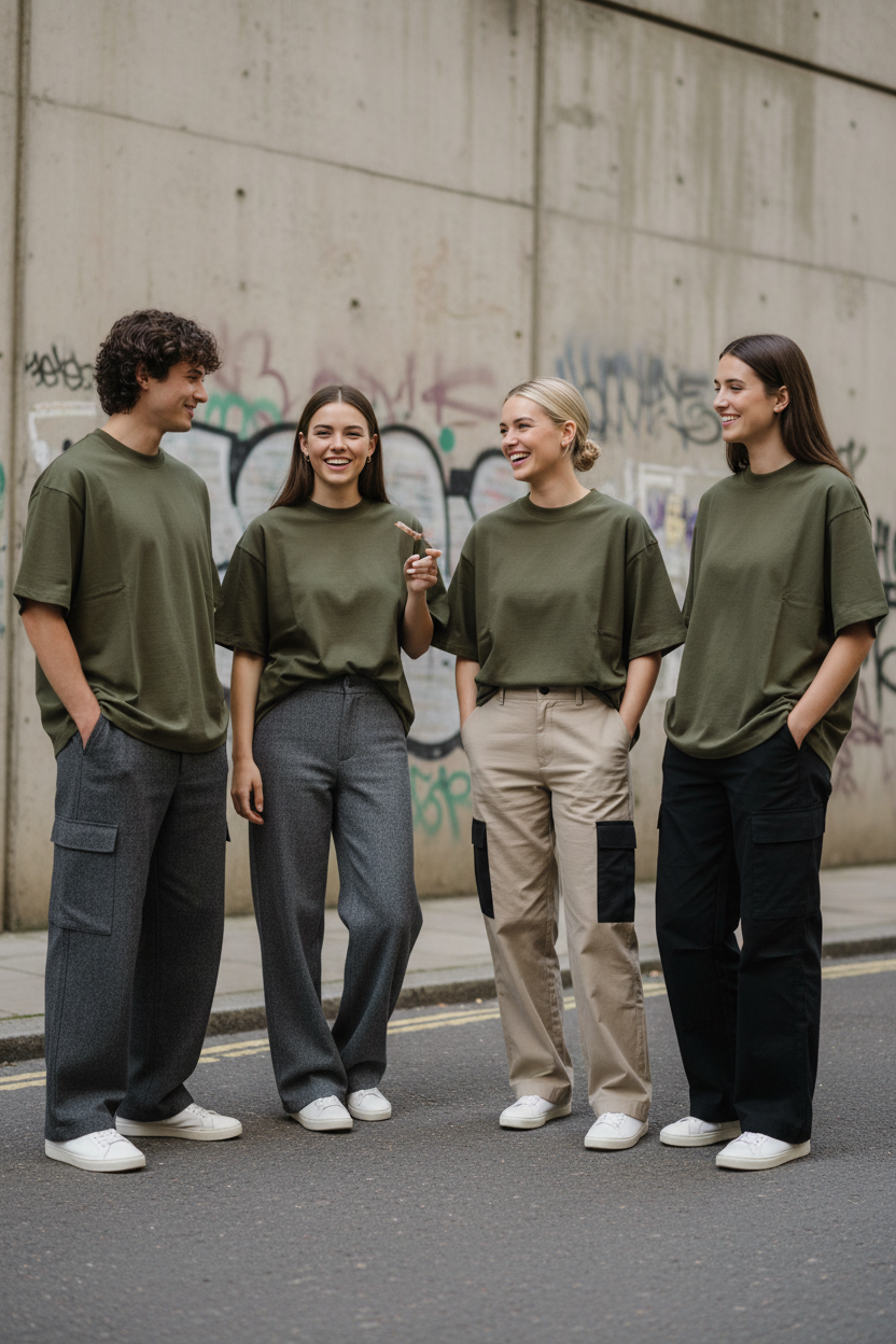 Heavyweight Boxy Oversized T-Shirt – 400GSM Unisex