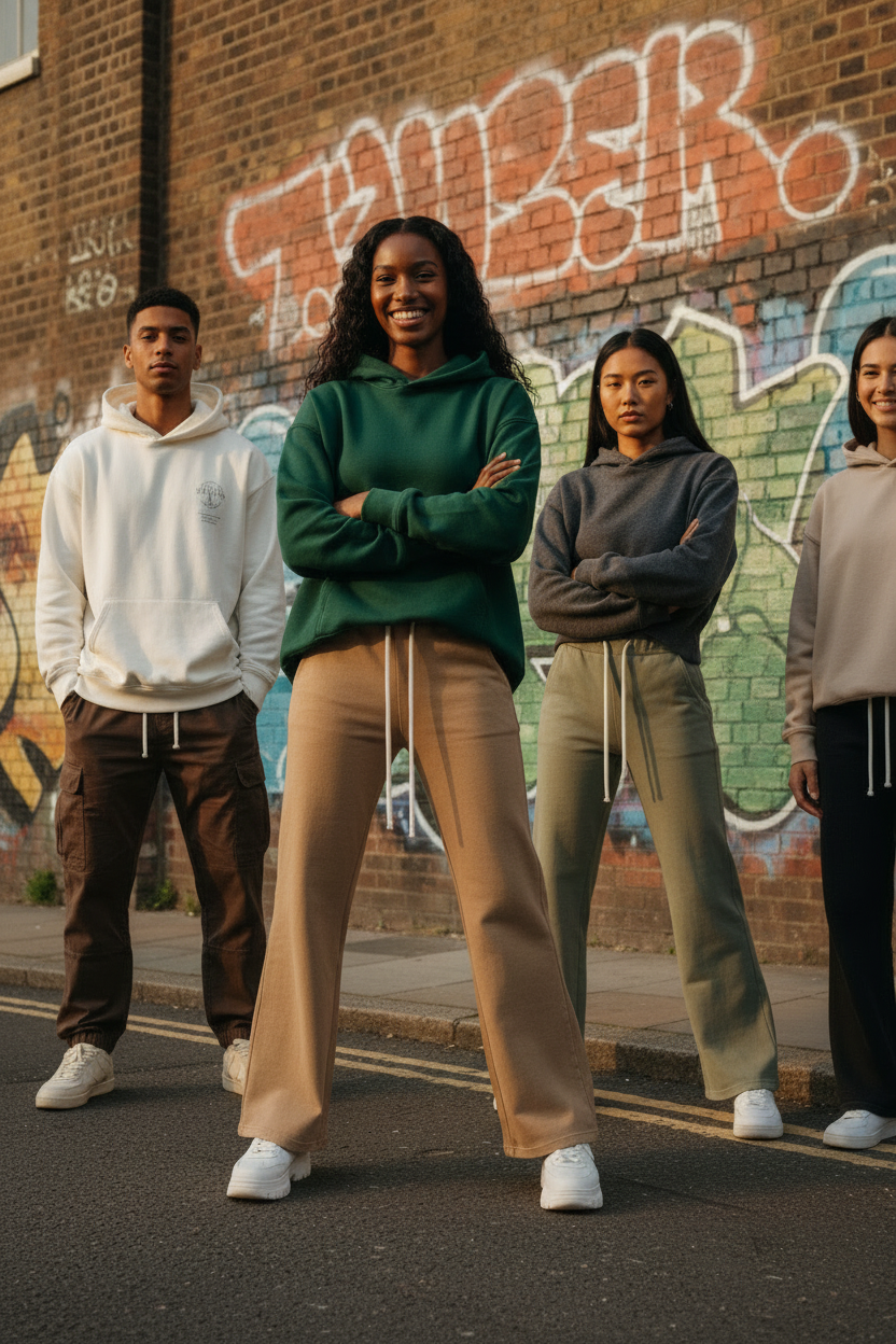 Urban Form Plain Mineral Wash Flared Sweatpants