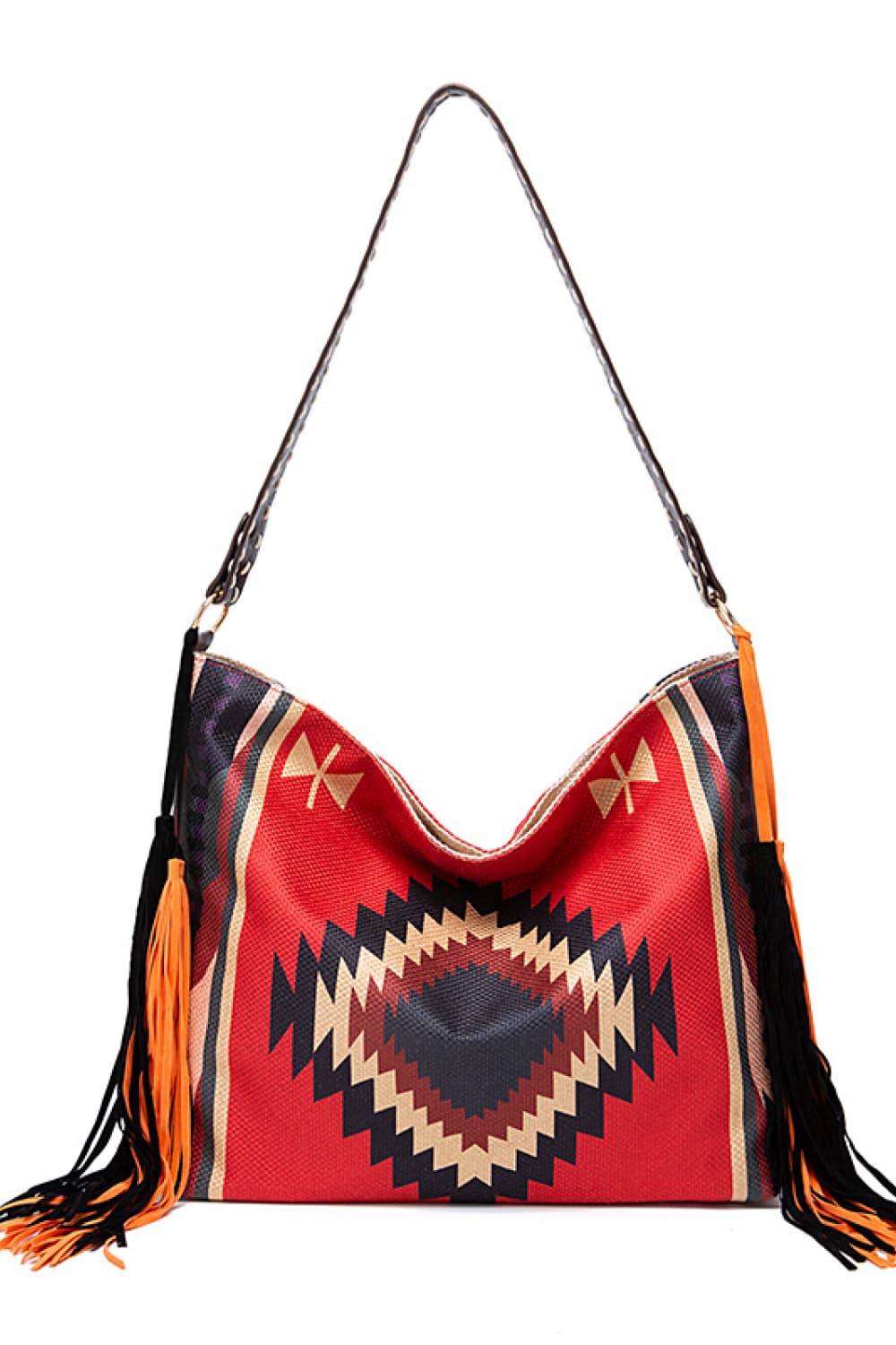 Geometric Canvas Tote Bag - Premium Crossbody Bag from Trendsi - Just $29.75! Shop now at Craftklart.store