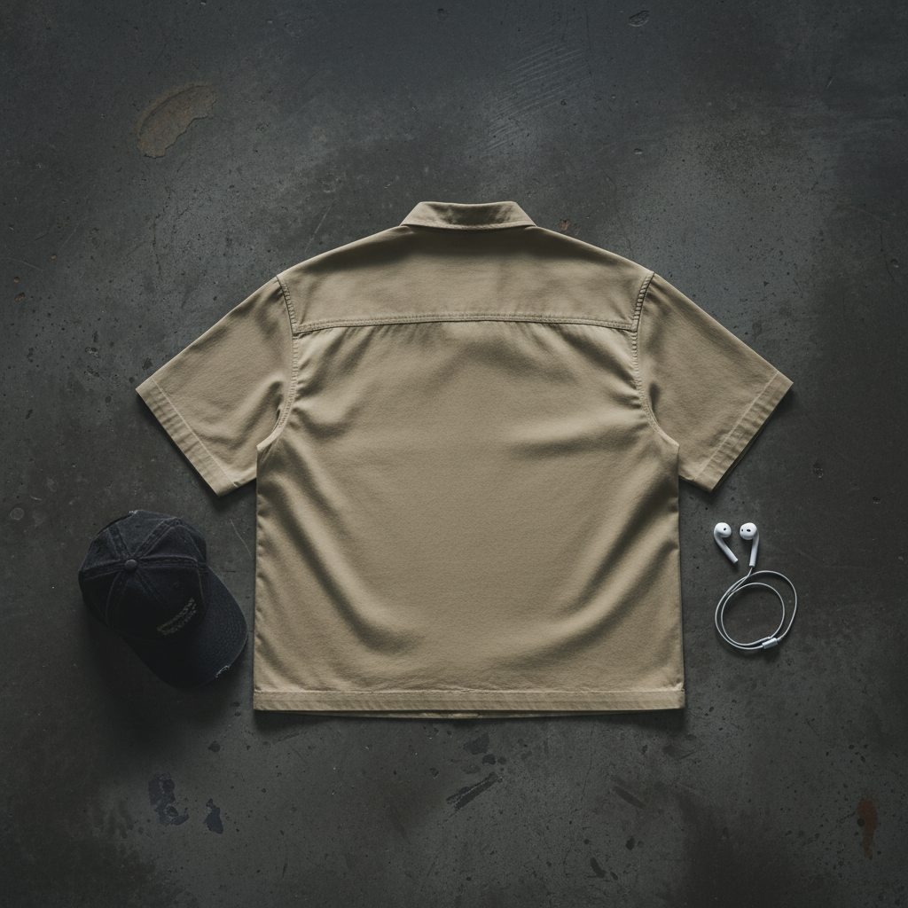 Boxy Patch Pocket Short Sleeve Shirt