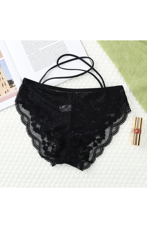 Women's Lace Cross Strap Comfortable Briefs - Premium Women's Underwear from kakaclo - Just $4.89! Shop now at Craftklart.store