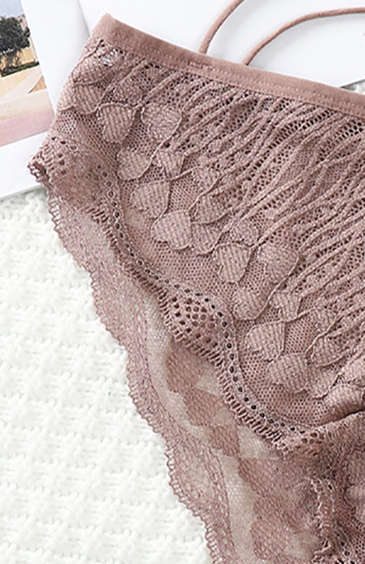 Women's Lace Cross Strap Comfortable Briefs - Premium Women's Underwear from kakaclo - Just $4.89! Shop now at Craftklart.store