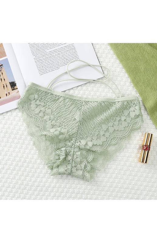 Women's Lace Cross Strap Comfortable Briefs - Premium Women's Underwear from kakaclo - Just $4.89! Shop now at Craftklart.store