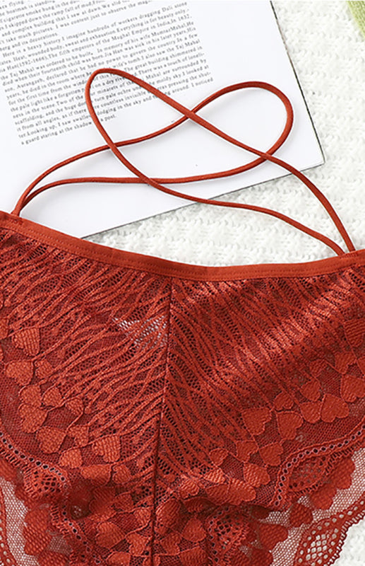 Women's Lace Cross Strap Comfortable Briefs - Premium Women's Underwear from kakaclo - Just $4.89! Shop now at Craftklart.store