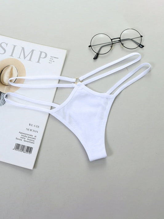 Transparent Bikini Thin Strap Hollow Triangle Low Waist Ladies Panties - Premium Underwaer from kakaclo - Just $2.78! Shop now at Craftklart.store