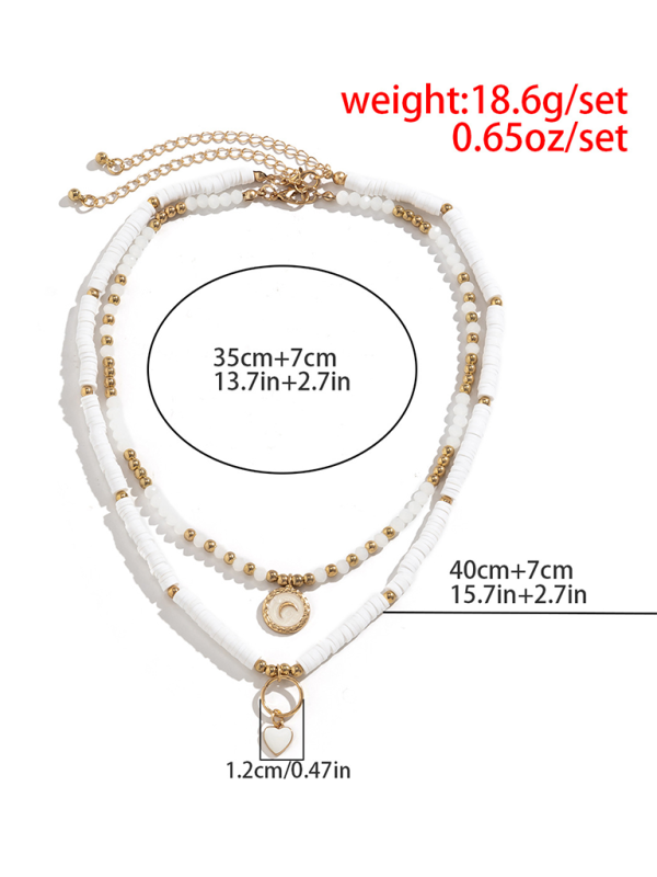 Bohemian Retro Temperament Soft Clay Necklace - Premium Necklace from Craftklart Dropship - Just $9.50! Shop now at Craftklart.store