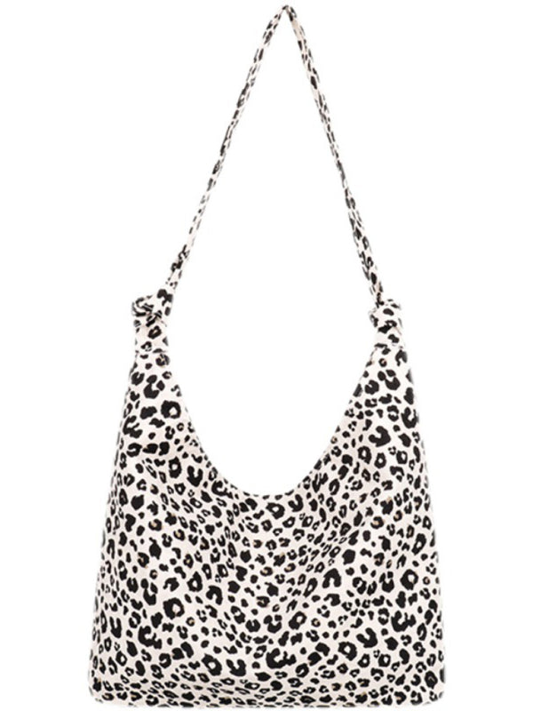 New Leopard Print Shoulder Bag Canvas Shopping Bag - Premium Bag from kakaclo - Just $8.22! Shop now at Craftklart.store
