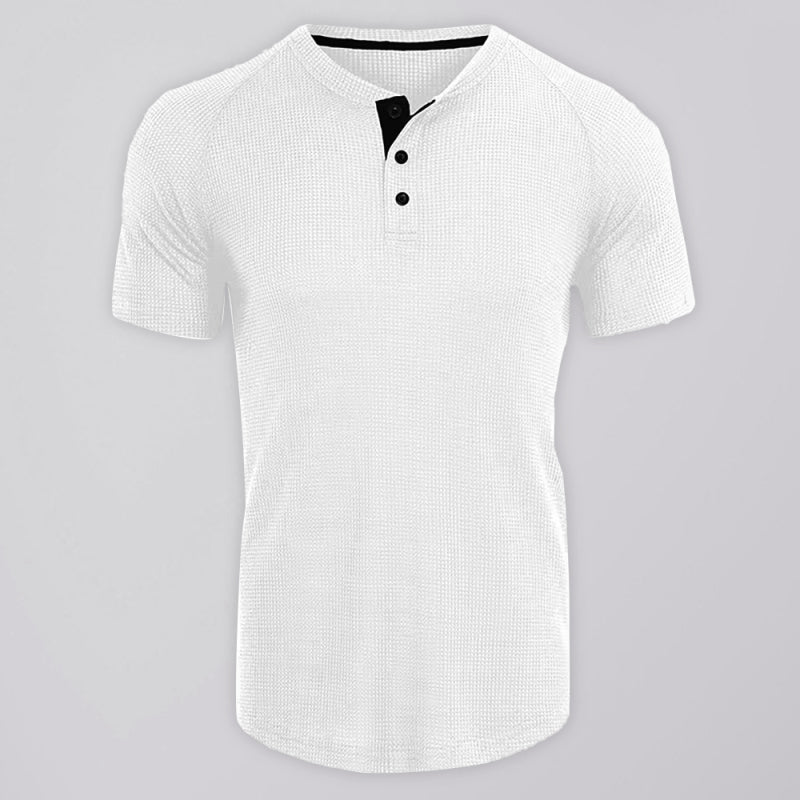 Men's Short Sleeve T-Shirt Muscle Fitted T Shirt Gym Workout Athletic Tee - Premium T-shirt from kakaclo - Just $11.47! Shop now at Craftklart.store
