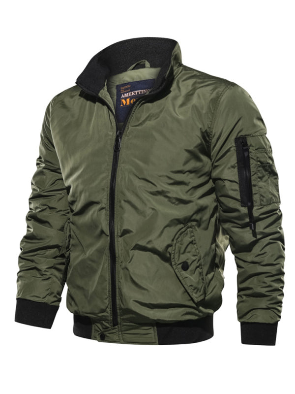 Men's Urban Styled Bomber Jacket - Premium Jacket from kakaclo - Just $18.95! Shop now at Craftklart.store