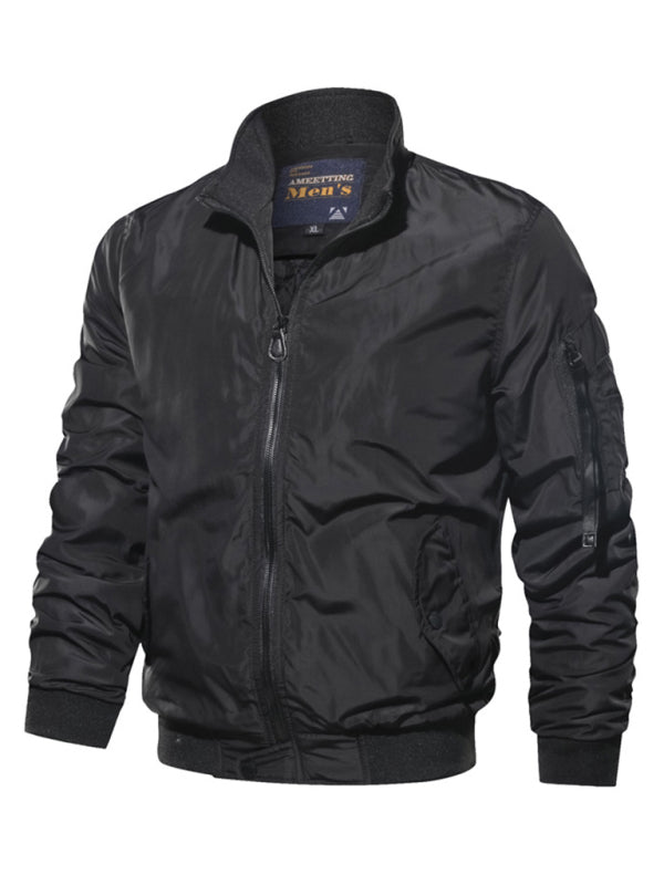 Men's Urban Styled Bomber Jacket - Premium Jacket from kakaclo - Just $18.95! Shop now at Craftklart.store