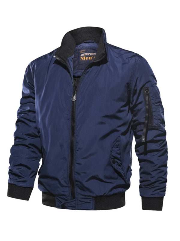 Men's Urban Styled Bomber Jacket - Premium Jacket from kakaclo - Just $18.95! Shop now at Craftklart.store