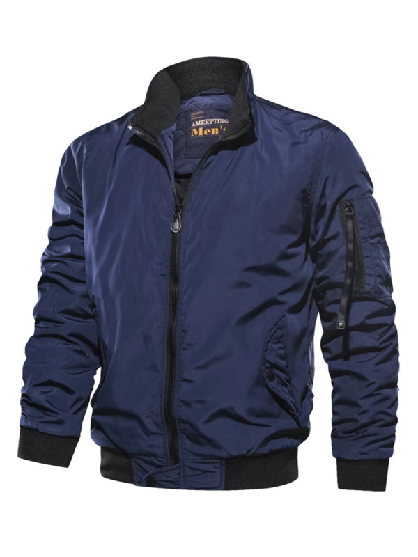 Men's Urban Styled Bomber Jacket - Premium Jacket from kakaclo - Just $18.95! Shop now at Craftklart.store