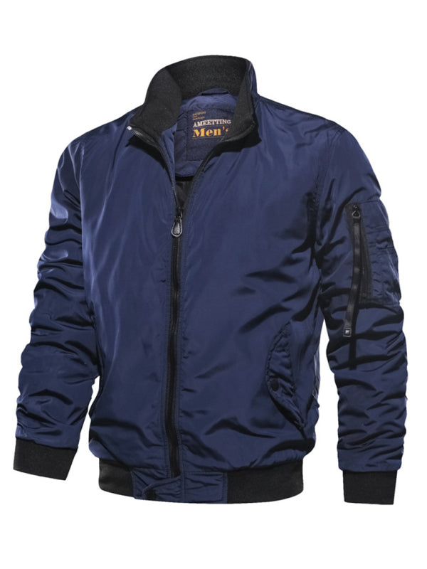 Men's Urban Styled Bomber Jacket - Premium Jacket from kakaclo - Just $18.95! Shop now at Craftklart.store