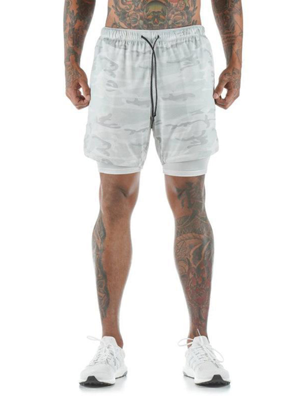 Men's Athleisure False two-piece shorts - Premium Shorts from kakaclo - Just $9.99! Shop now at Craftklart.store