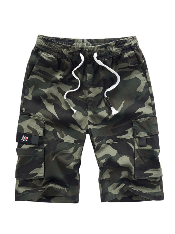 Men's Black Solid Color Casual Multi-Pocket Cargo Shorts - Premium Cargo Shorts from Craftklart Dropship - Just $12.54! Shop now at Craftklart.store
