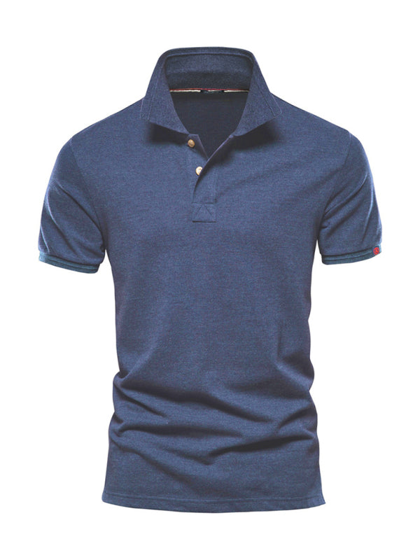 Men's Lapel Casual Short-Sleeved POLO Shirt - Premium Polo Shirt from kakaclo - Just $16.54! Shop now at Craftklart.store