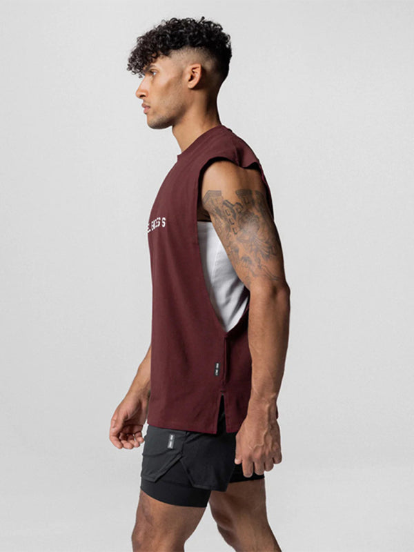 Men's Sports Loose Round Neck Quick Dry Sleeveless Vest - Premium Vest from Craftklart Dropship - Just $14.24! Shop now at Craftklart.store