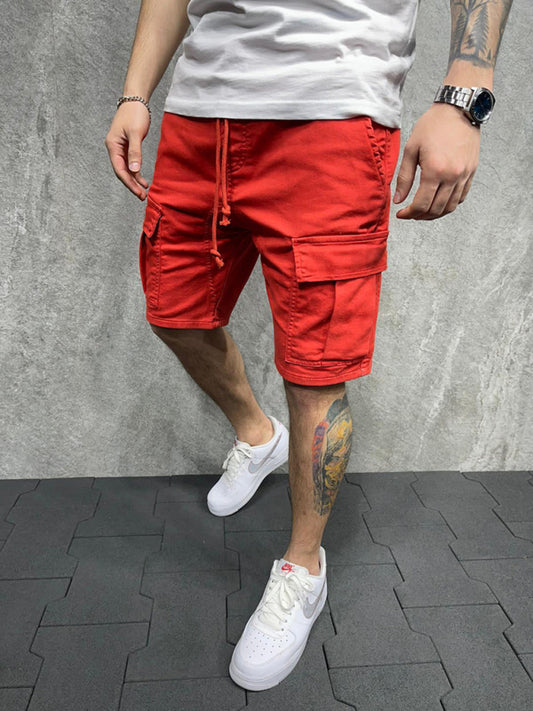 Street Solid Color Casual Cargo Shorts - Premium Cargo Shorts from Craftklart Dropship - Just $12.45! Shop now at Craftklart.store