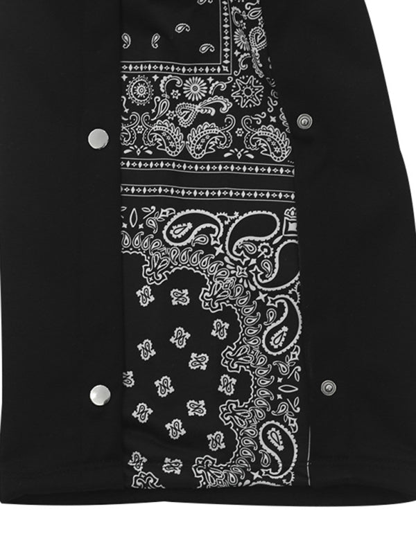 New Men's Hip-hop Breasted  Cashew Flower Wide-leg  Trousers - Premium Pants from Craftklart.store - Just $18.98! Shop now at Craftklart.store