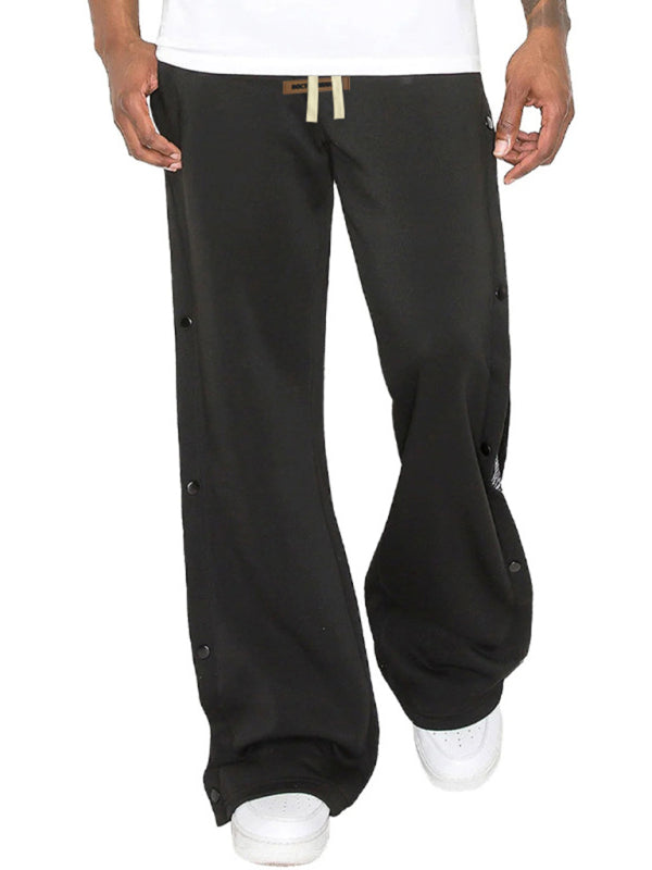 New Men's Hip-hop Breasted  Cashew Flower Wide-leg  Trousers - Premium Pants from Craftklart.store - Just $18.98! Shop now at Craftklart.store
