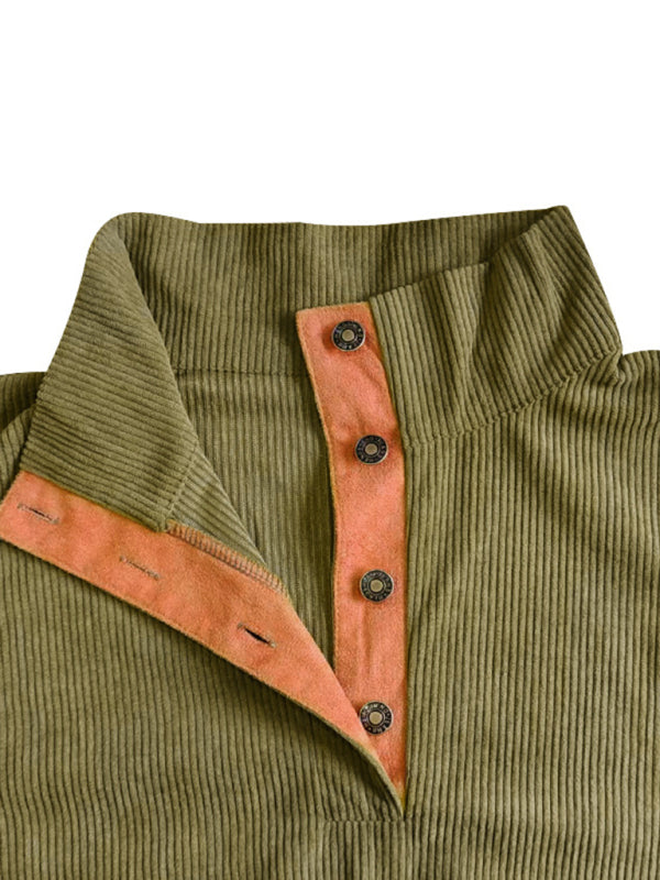 Men's Casual Outdoor Jacket Casual Stand Collar Long Sleeve Sweatshirt - Craftklart.store