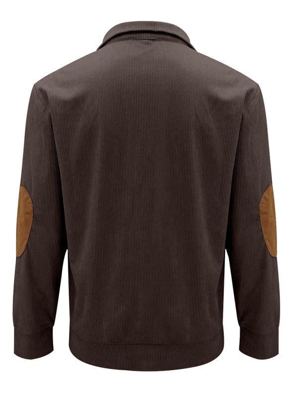 Men's Casual Outdoor Jacket Casual Stand Collar Long Sleeve Sweatshirt - Craftklart.store