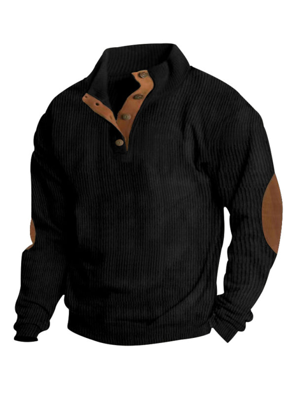Men's Casual Outdoor Jacket Casual Stand Collar Long Sleeve Sweatshirt - Craftklart.store