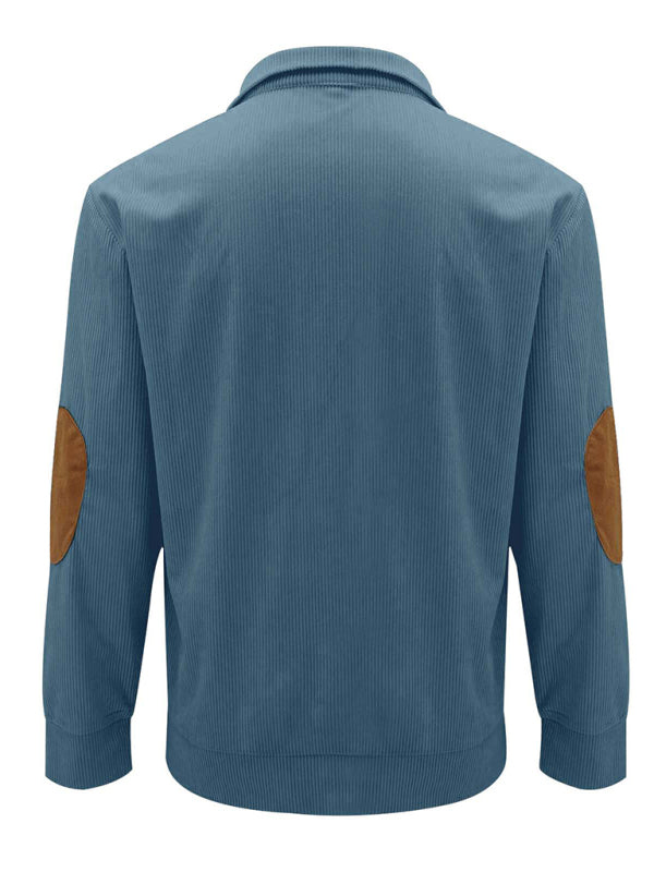 Men's Casual Outdoor Jacket Casual Stand Collar Long Sleeve Sweatshirt - Craftklart.store