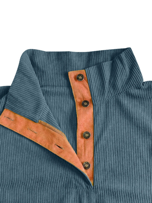 Men's Casual Outdoor Jacket Casual Stand Collar Long Sleeve Sweatshirt - Craftklart.store