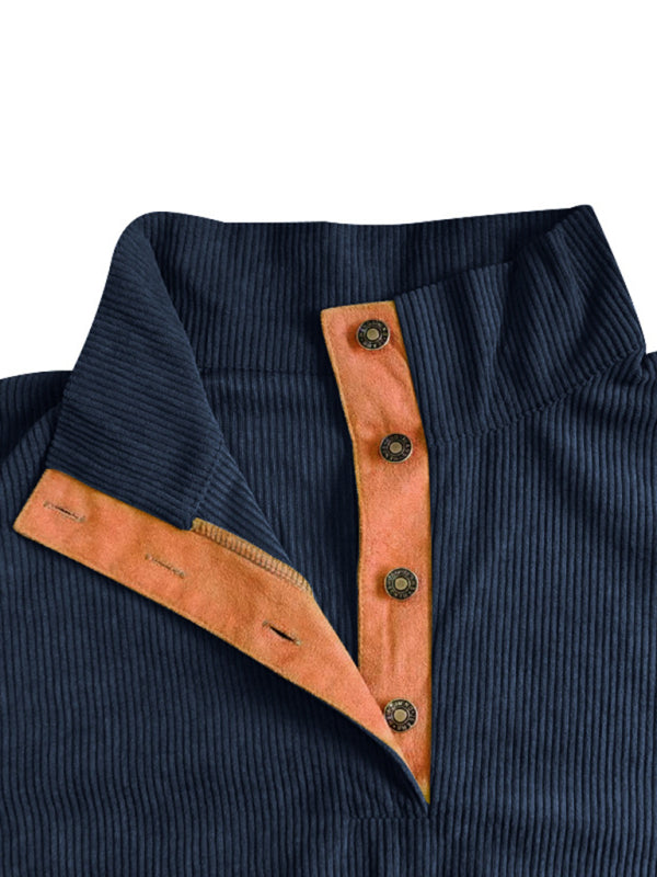 Men's Casual Outdoor Jacket Casual Stand Collar Long Sleeve Sweatshirt - Craftklart.store