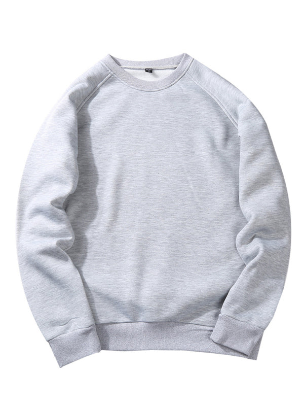 Men's Casual Raglan Sleeve Crew Neck Sweatshirt - Premium Sweatshirt from Craftklart Dropship - Just $15.89! Shop now at Craftklart.store