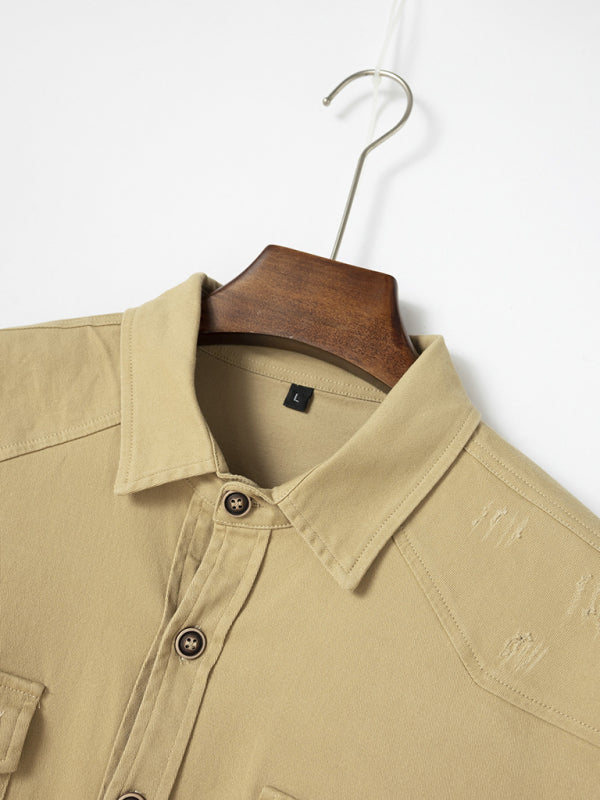 Men's Casual Fashion Business Long Sleeve Shirt - Premium Shirt from kakaclo - Just $18.98! Shop now at Craftklart.store