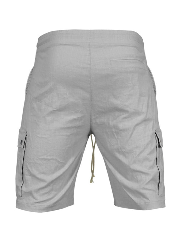 Casual Men's Slim Drawstring Shorts Thin Quarter Pants Cargo Shorts - Premium Cargo Shorts from Craftklart Dropship - Just $13.96! Shop now at Craftklart.store